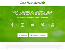 Tablet Screenshot of feedthemsocial.com